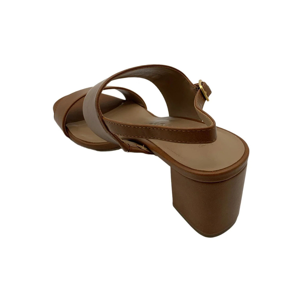 Aerosoles Women's Emmex Stacked Heel Sandals Dark Tan - Medium - Picture 3 of 3